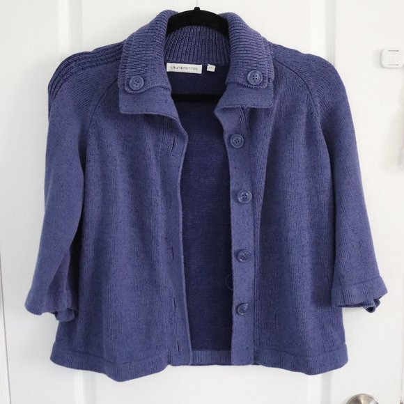 Laura Petites Blue Cardigan - Picture 1 of 9
